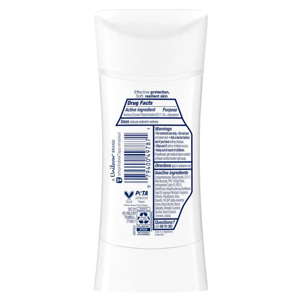 Dove Advanced Care Invisible+ Deodorant, 2.6 oz, 4-pack