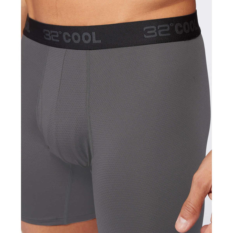 32 Degrees Men's Comfort Mesh Boxer Brief, 6-pack