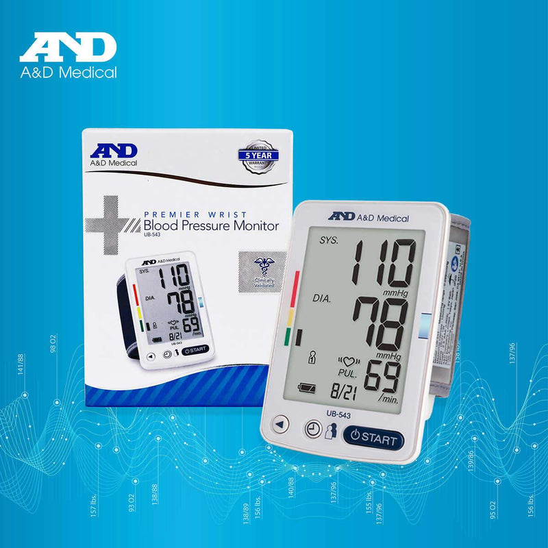 A&D Medical Premium Digital Wrist Blood Pressure Monitor