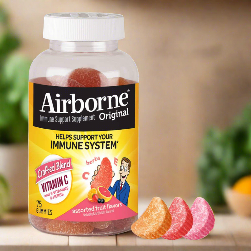 Airborne Immune Support Supplement, 75 Gummies