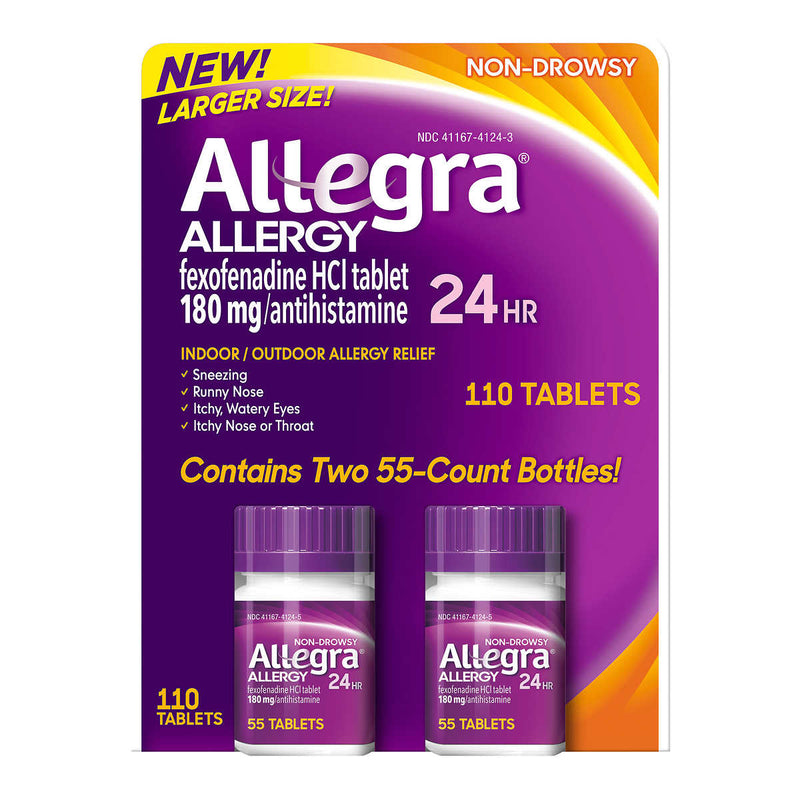 Allegra Allergy Non-Drowsy, 110 Tablets