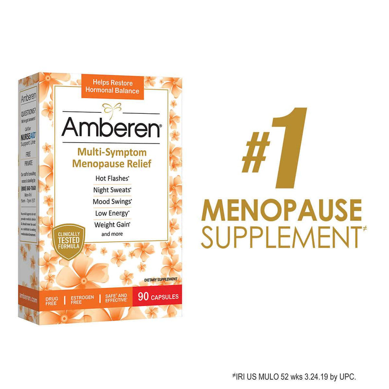 Amberen Multi-Symptom Menopause Relief, 90 Capsules