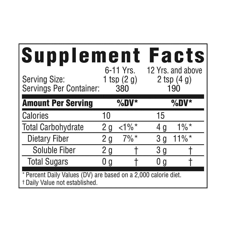 Benefiber Fiber Supplement Powder, 205 Doses