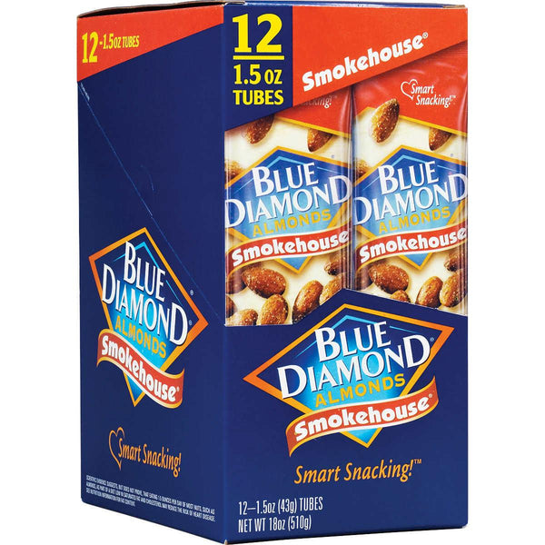 Blue Diamond Almonds, Smokehouse, 1.5 oz, 12-count