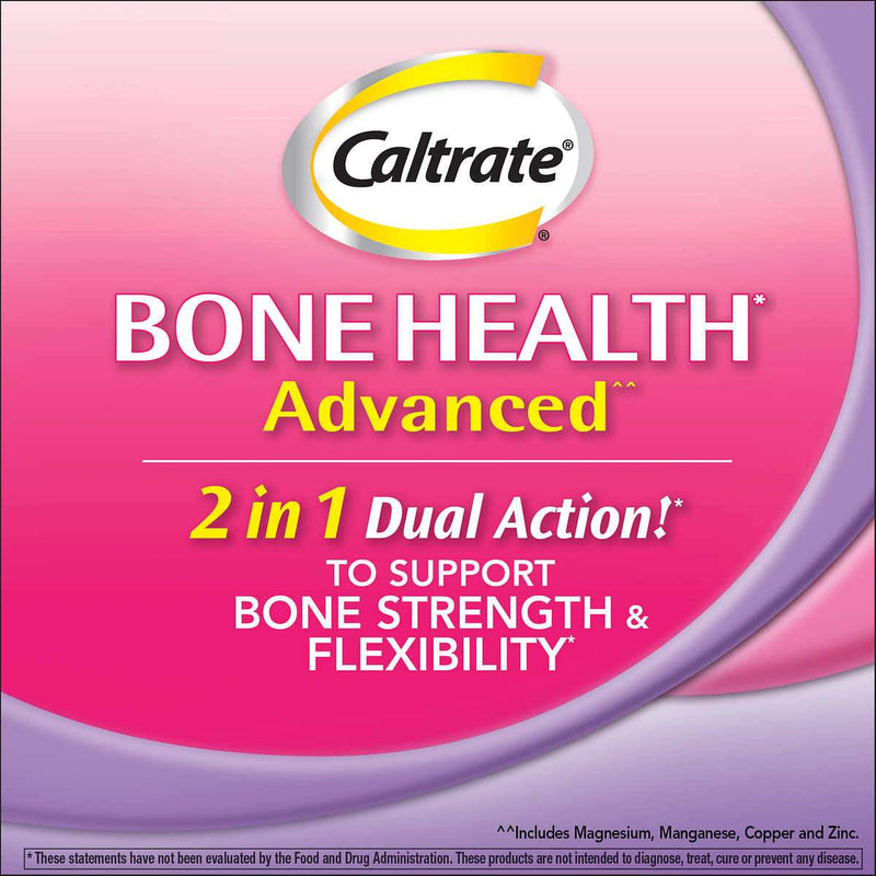 Caltrate Bone Health Advanced 600+D3 Plus Minerals, 320 Tablets