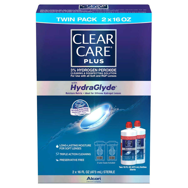 Clear Care Plus Cleaning and Disinfecting Solution, 32 Ounces