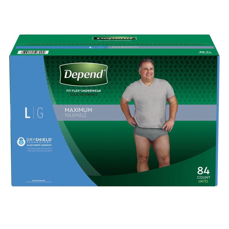 Depend Fresh Protection Incontinence Underwear for Men (Choose Your Size)