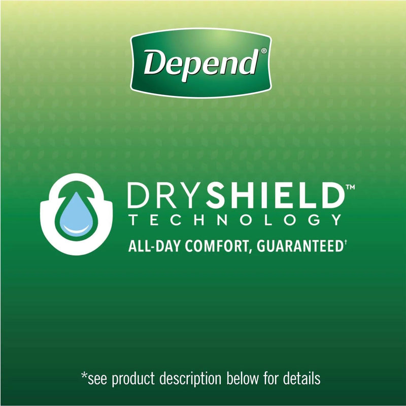 Depend Fresh Protection Incontinence Underwear for Men (Choose Your Size)