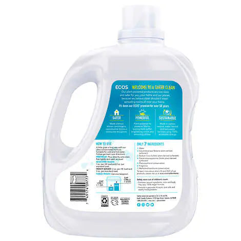 ECOS Magnolia and Lily Laundry Detergent 210 fl. oz, 2-count