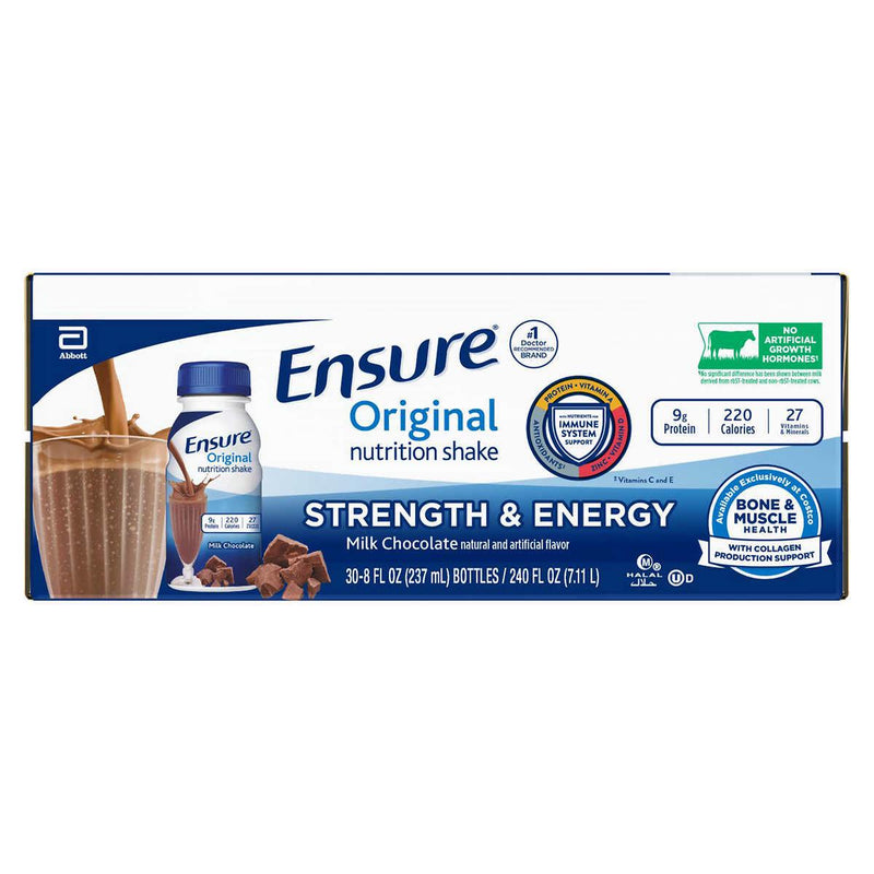 Ensure Original Nutrition Shake, 8 fl. oz, 30-pack, Milk Chocolate ) | Home Deliveries