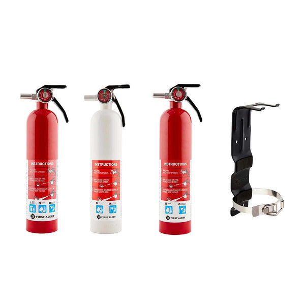 First Alert Rechargeable Fire Extinguisher Home Kit