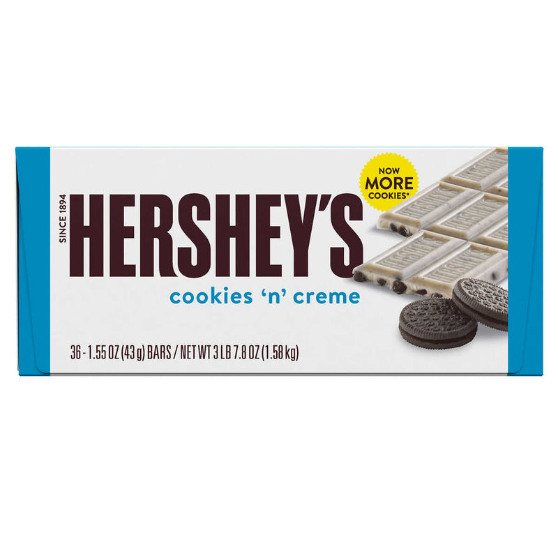 Hershey's, Cookies N' Creme, 1.55 oz, 36-count ) | Home Deliveries