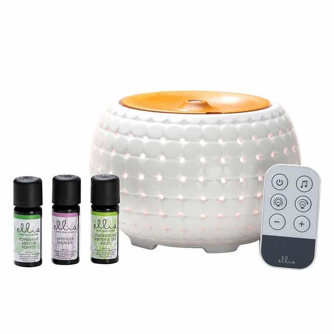 HoMedics Ellia Gather Ultrasonic Aroma Diffuser with Sound