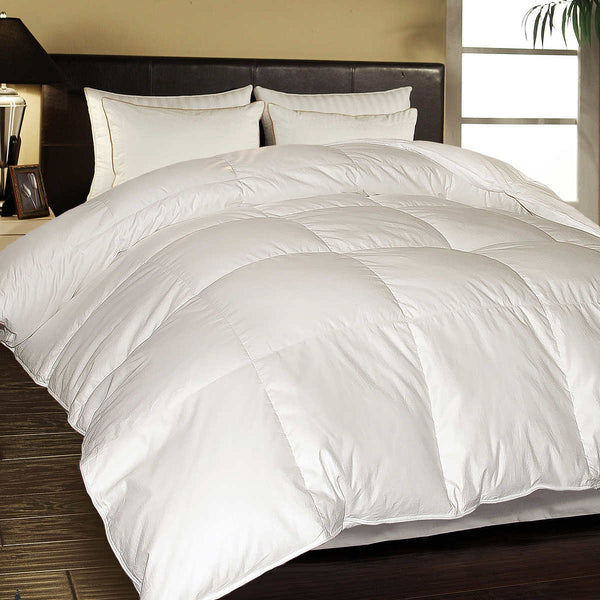 Hotel Grand White Goose Feather and Down Comforter