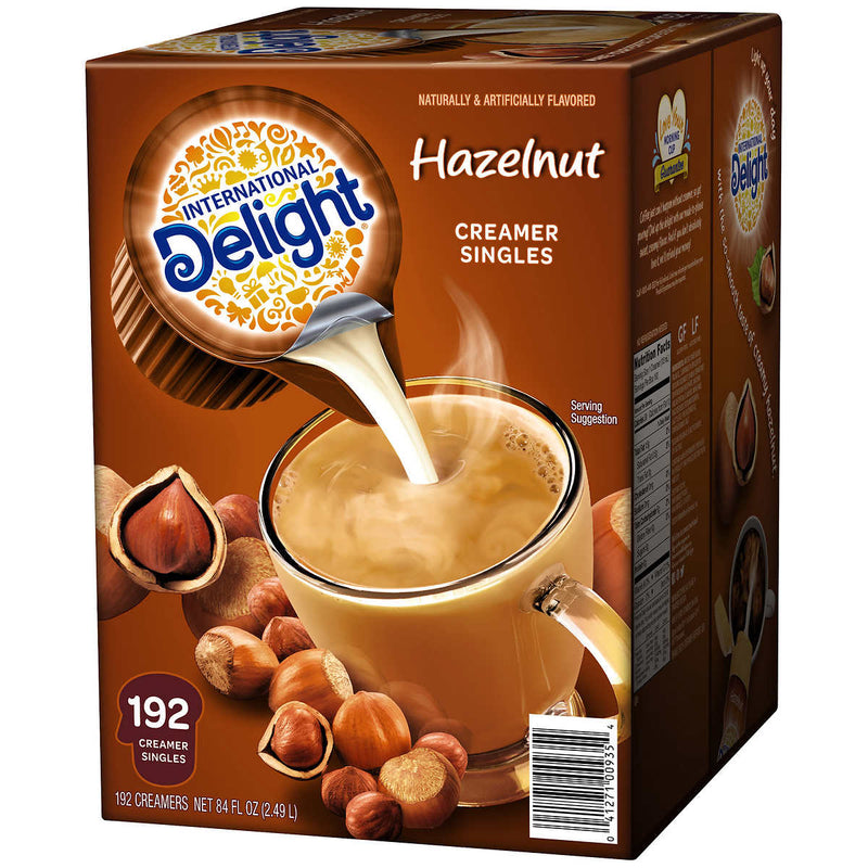 International Delight Liquid Creamer, Hazelnut, 192-count ) | Home Deliveries