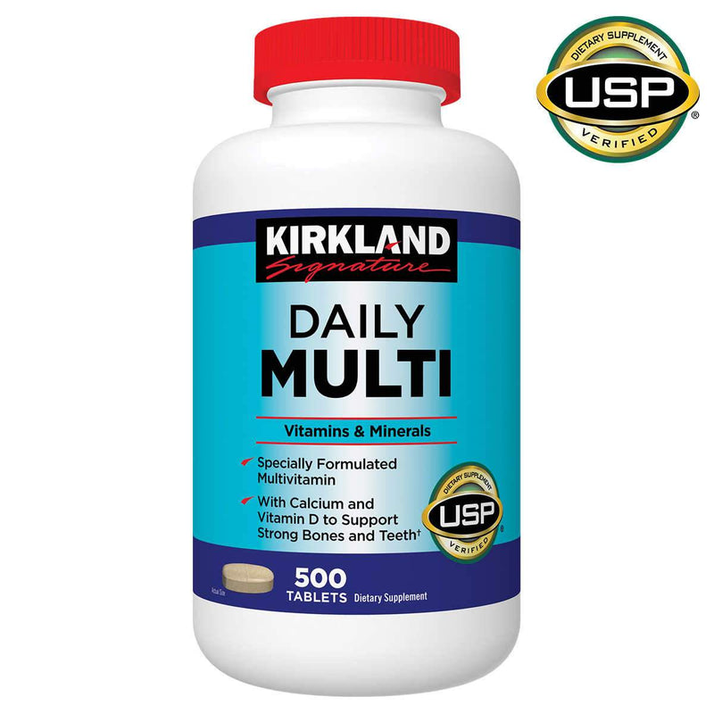 Kirkland Signature Daily Multi 500 Tablets