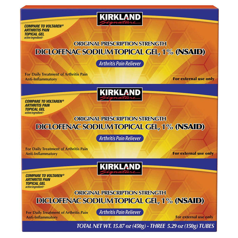 Kirkland Signature Diclofenac 3 Pack, 15.87 Ounces ) | Home Deliveries