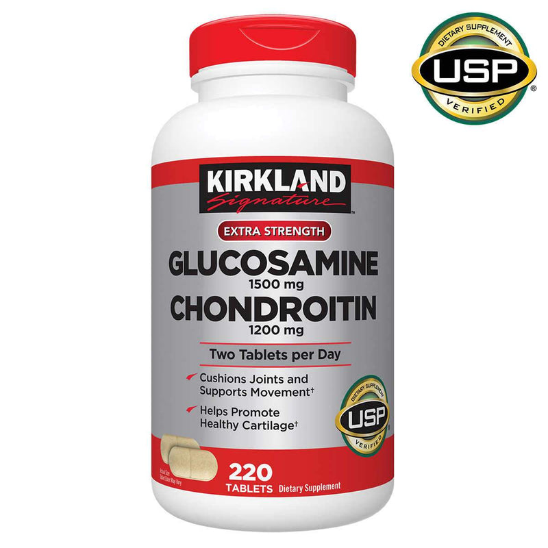 Kirkland Signature Glucosamine and Chondroitin, 220 Tablets