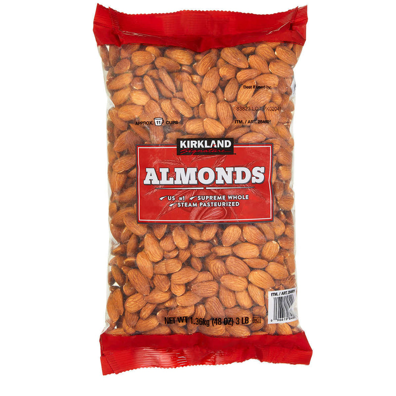 Kirkland Signature Supreme Whole Almonds, 3 lbs ) | Home Deliveries