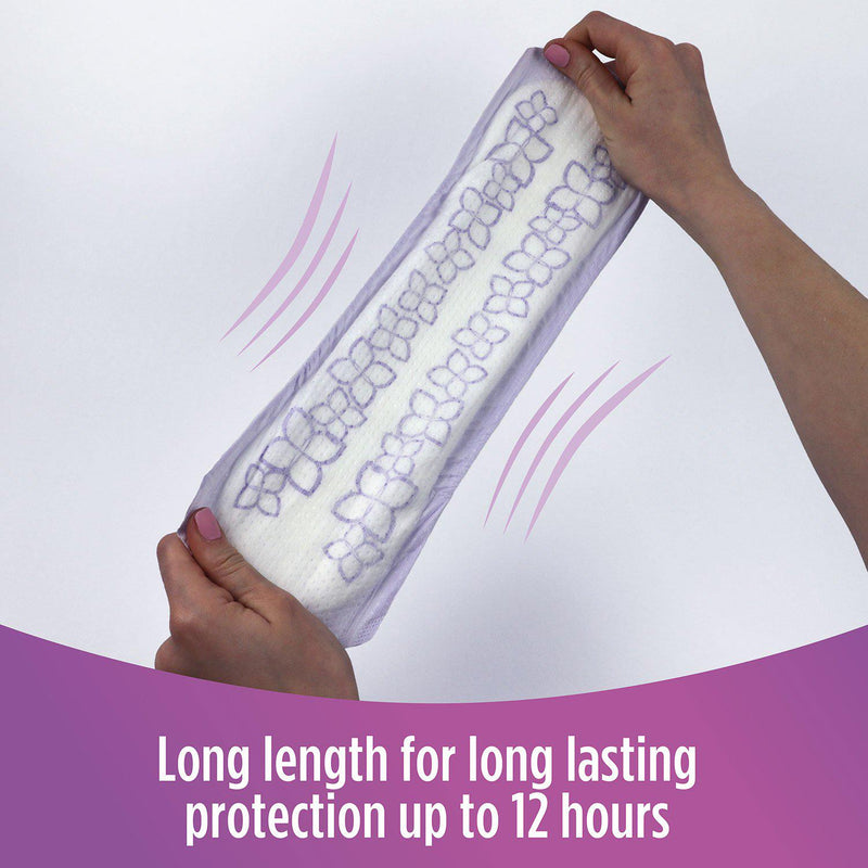 Member's Mark Total Protection Maximum Long Pads, 5 Drop (192 count)