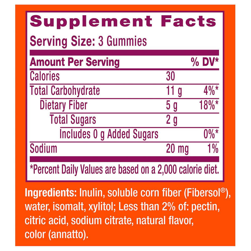 Metamucil Fiber Gummies, 180 Gummies