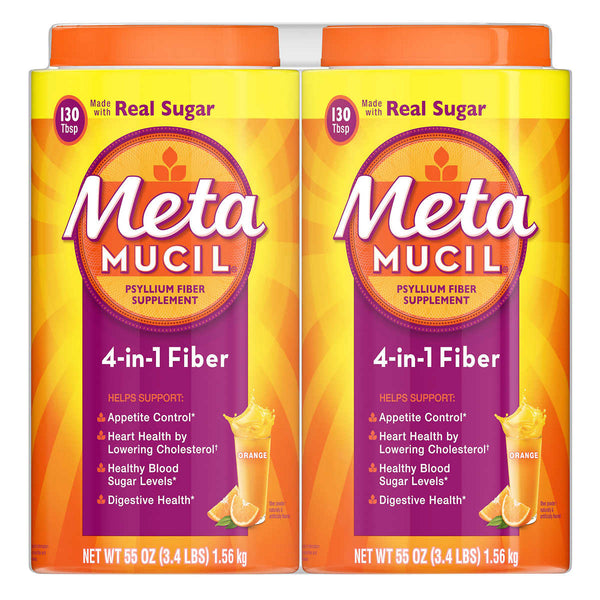 Metamucil Fiber Supplement, Orange, 260 Servings ) | Home Deliveries