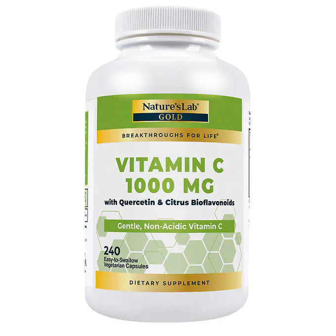 Nature's Lab Vitamin C 1000 mg., 240 Vegetarian Capsules