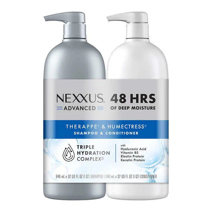 Nexxus Shampoo and Conditioner Therappe and Humectress 33.8 oz 2 Count