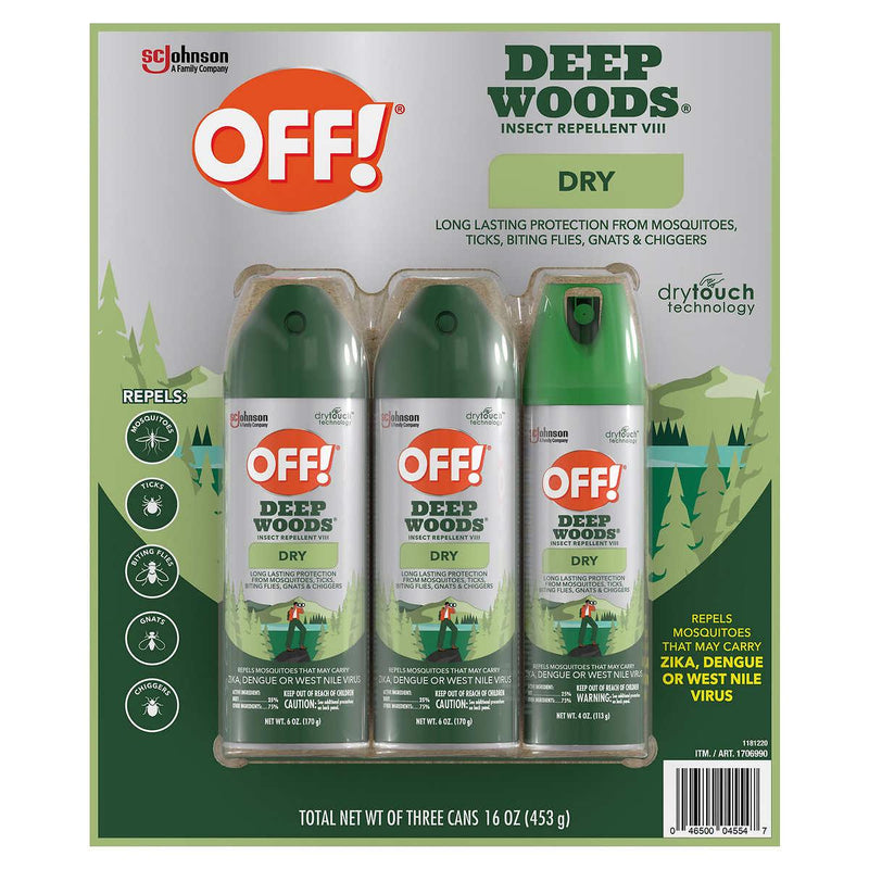 OFF! Deep Woods Dry Insect Repellent Set