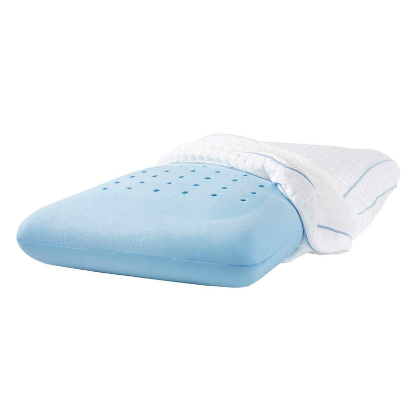 PureLUX Simply Cool Gel Memory Foam Pillow, Queen ) | Home Deliveries