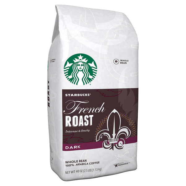 Starbucks French Roast, Whole Bean Coffee, 2.5 lbs ) | Home Deliveries