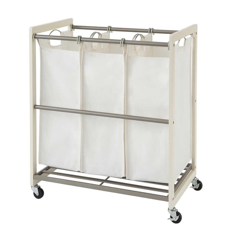 TRINITY 3-bag Laundry Cart