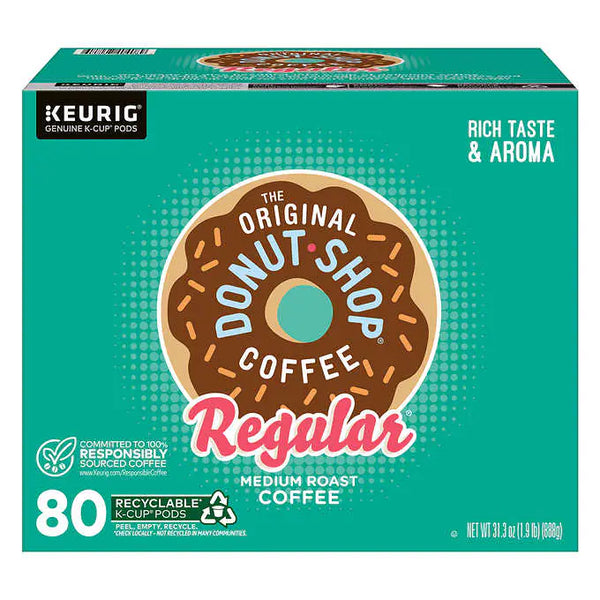 The Original Donut Shop Coffee K-Cup Pod, 80-count