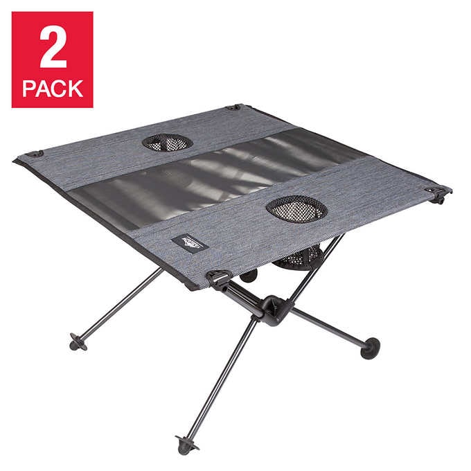 Cascade Mountain Tech 2-pack Ultralight Collapsible Table ) | Home Deliveries